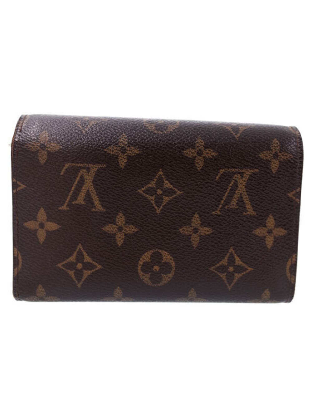 Louis Vuitton Alexandra Monogram Portefeuille fold Wallet Tri Brown